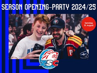 ZSC Lions Season Opening-Party steigt am Samstag, 31. August