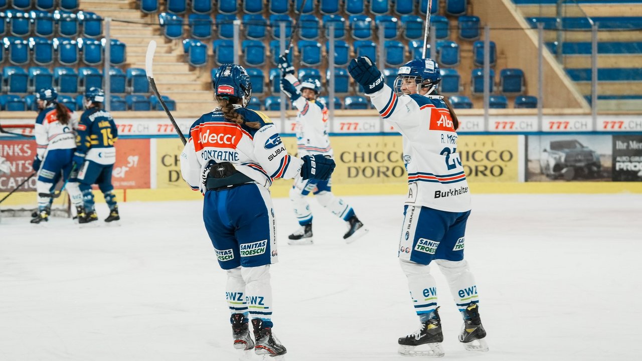 Die ZSC Lions Frauen fahren die Siege fünf und sechs in Folge ein