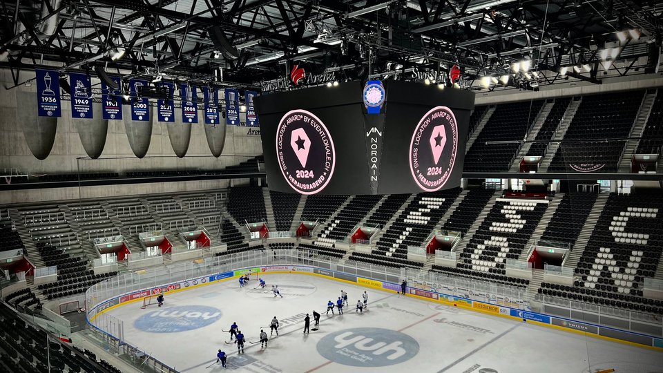 Swiss Life Arena gehört offiziell zu den besten Sportstadien der Schweiz