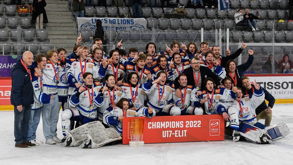 Der U17-Elit der ZSC Lions glückt die Titelverteidigung!